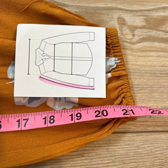 🦋☀️ Golden Hour Florals: Old Navy Tiered Empire Dress (size small) ☀️🦋 - Picture 13 of 14